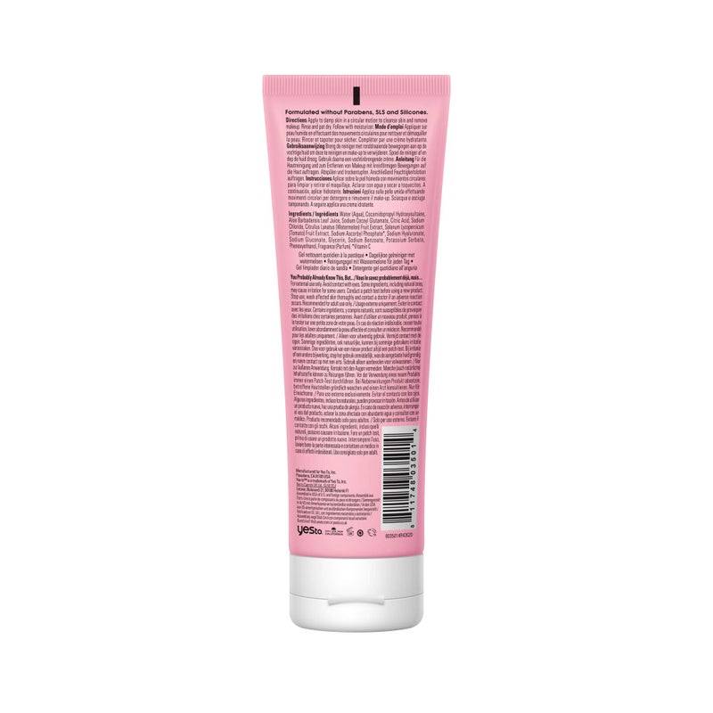 Yes To Watermelon, Light Hydration Super Fresh Cleanser, All Skin Types, Refresh & Hydrate Skin, fresh, 4 Fl Oz - Image 3
